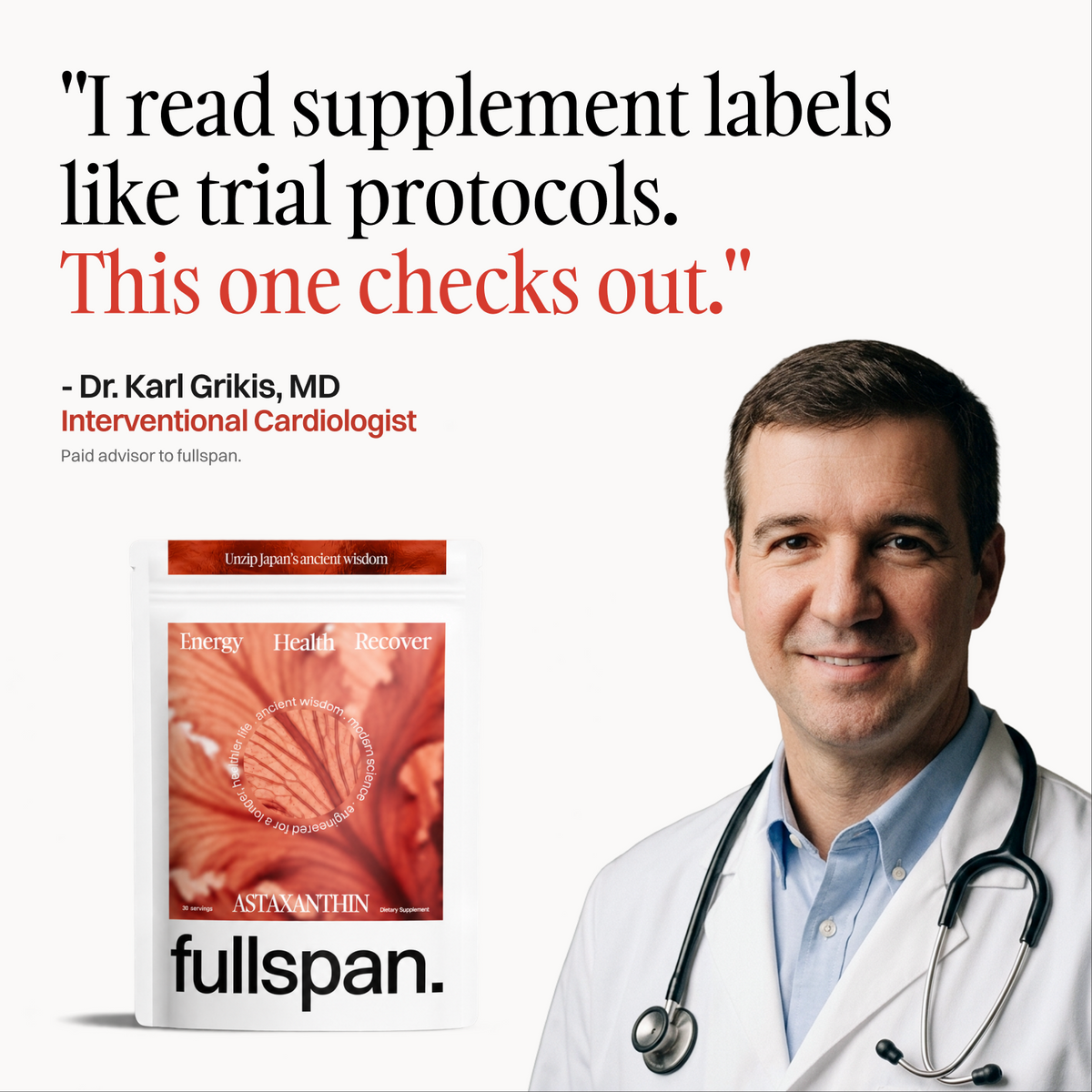 Dr. Karl Grikis, MD, interventional cardiologist, on fullspan
