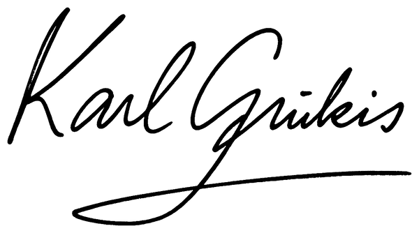 Signature of Dr. Karl Grikis